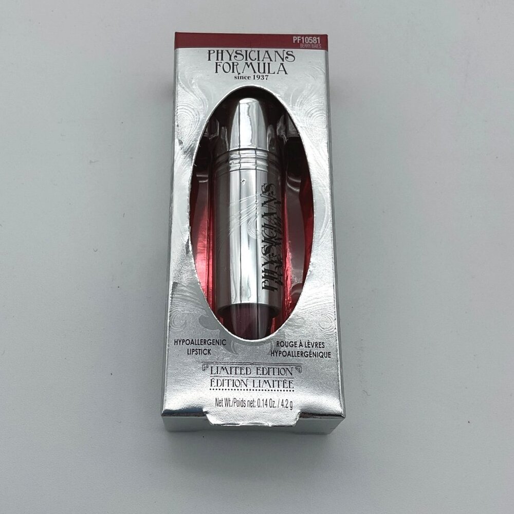 Physicians Formula Hypoallergenic Ltd Ed Lipstick Berry Baies NIP